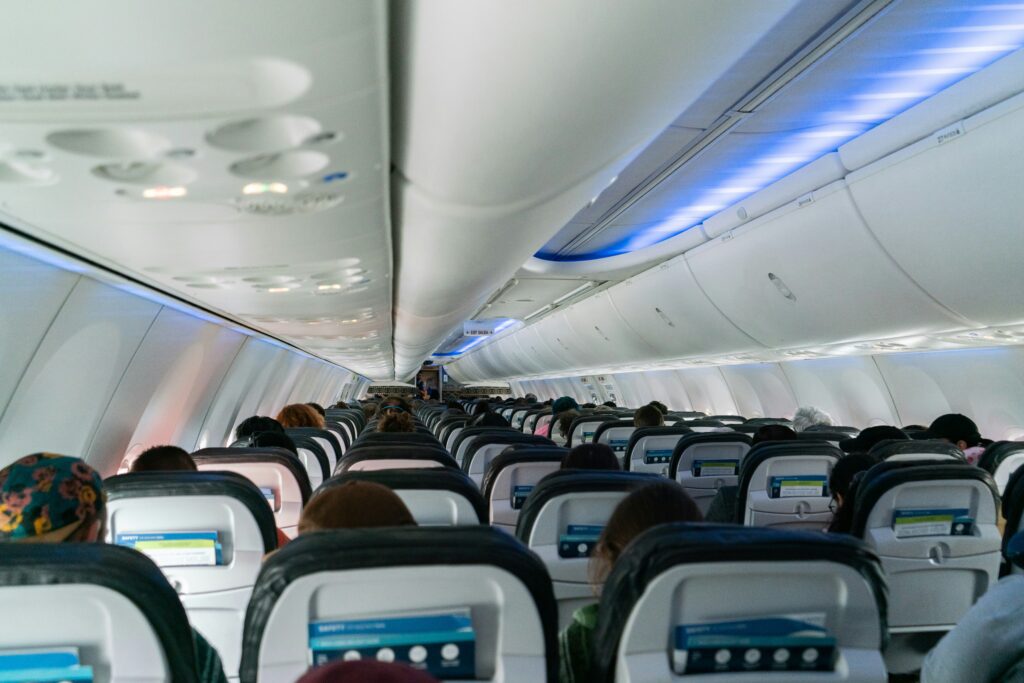 INSIDE AIRCRAFT